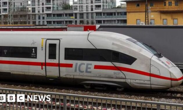 Passenger clings to German high-speed train after smoke break goes wrong